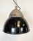 Lámpara colgante vintage esmaltada en negro, años 30, Imagen 2
