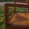 Wood and Straw Lounge Chairs, 1960s, Set of 2, Image 7