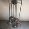 Mid-Century Chromed Steel Ceiling Lamp with 6 Trumpets 7