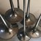 Mid-Century Chromed Steel Ceiling Lamp with 6 Trumpets 12