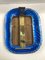 Blue Blown Murano Glass Picture Frame from Venini, 1950s, Image 4