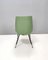 Green and Ivory Side Chairs by Gastone Rinaldi for Rima, 1950s, Set of 2 10