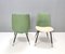 Beistellstühle in Grün & Elfenbeinfarben von Gastone Rinaldi für Rima, 1950er, 2er Set 5