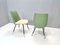 Green and Ivory Side Chairs by Gastone Rinaldi for Rima, 1950s, Set of 2 4