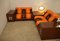 Mid-Century Space Age Modular Sofa with Inbuilt Record Player, Bar & Lamp, 1970s 2