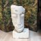 Cubist Carved Stone Sculpture of Man's Head by Mihai Vatamanu, 1960s 8