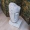 Cubist Carved Stone Sculpture of Man's Head by Mihai Vatamanu, 1960s 6