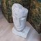 Cubist Carved Stone Sculpture of Man's Head by Mihai Vatamanu, 1960s, Image 6