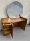 Art Deco Curved Walnut Dressing Table, 1920s 3