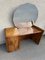 Art Deco Curved Walnut Dressing Table, 1920s, Image 2