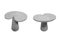 White Carrara Marble Eros Coffee Tables by Angelo Mangiarotti for Skipper, 1976, Set of 2, Image 1