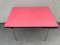 Extendable Red Formica Dining Table, 1950s 1