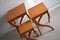 Vintage Italian Birds Eye Cherrywood Nesting Tables, Set of 3 4