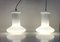 White Opal Glass Ceiling Lamps from Holmegaard, 1970s, Set of 2 2