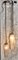 Lampada da soffitto a cascata con 3 paralumi, anni '60, Immagine 2