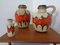 Large Fat Lava Ceramic Vases from Scheurich, 1970s, Set of 3, Image 2