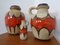 Large Fat Lava Ceramic Vases from Scheurich, 1970s, Set of 3 3