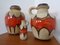 Large Fat Lava Ceramic Vases from Scheurich, 1970s, Set of 3, Image 3