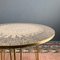 German Side Table with Brass Hairpin Legs & Mosaic Top, 1950s, Image 5