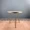 German Side Table with Brass Hairpin Legs & Mosaic Top, 1950s 1