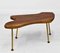 Mid-Century Walnut & Brass Coffee Table in the Style of Carl Auböck, 1950s 8