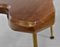 Table Basse Mid-Century en Noyer & Laiton dans le Style de Carl Auböck, 1950s 7