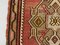 Small Turkish Brown, Red & Beige Wool Kilim Carpet, 1950s 6