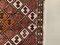 Small Turkish Black, Red & Brown Wool Kilim Carpet, 1950s, Image 5