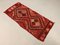 Small Turkish Black & Red Wool Kilim Carpet, 1950s 2