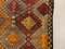 Small Turkish Gold, Black & Red Wool Kilim Carpet, 1950s 5