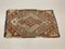 Petit Tapis Kilim en Turc Brun et Beige, 1950s 2