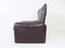 Brown Leather Lounge Chair by Vico Magistretti for Cassina, 1970s 17