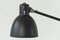 Lámpara de pinza en negro mate de BAG Turgi, años 30, Imagen 4