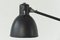 Matte Black Clamp Lamp from B.A.G. Turgi, 1930s 4