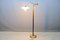 Italian Flower Brass and Metal Floor Lamp, 1950s, Image 10