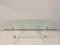 Acrylic Glass and Brass Console Table, 1980s 10