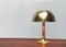 Vintage German Hollywood Regency Style Brass Table Lamp by Florian Schulz, 1970s 16