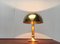 Deutsche Vintage Messing Tischlampe im Hollywood Regency Stil von Florian Schulz, 1970er 3