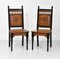 Aesthetic Movement Oak Hall Side Chair from James Shoolbred 1