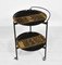 Italian Enamelled Trolley Tray Stand by Siva Poggibonsi, 1950s 1