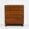 Brass Bound & Mahogany Campaign Chest of Drawers, 19th Century, Image 7