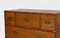 Brass Bound & Mahogany Campaign Chest of Drawers, 19th Century, Image 3