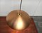 Lámpara colgante alemana Mid-Century de cobre de Goldkant Leuchten, Imagen 7