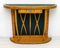 Italian Maple & Green Glass Console Table, 1950s, Image 2