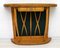 Italian Maple & Green Glass Console Table, 1950s, Image 7