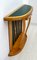 Italian Maple & Green Glass Console Table, 1950s 4