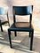 Vintage Italian Black Saddle Leather Dining Chairs in the Style of Tito Agnoli for Matteo Grassi, 1980s, Set of 6, Image 1