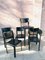 Vintage Italian Black Saddle Leather Dining Chairs in the Style of Tito Agnoli for Matteo Grassi, 1980s, Set of 6, Image 15