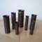 Brutalist Copper Vases of Various Heights, 1970s, Set of 8, Image 10