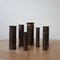 Brutalist Copper Vases of Various Heights, 1970s, Set of 8, Image 9